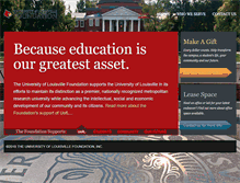 Tablet Screenshot of louisvillefoundation.org